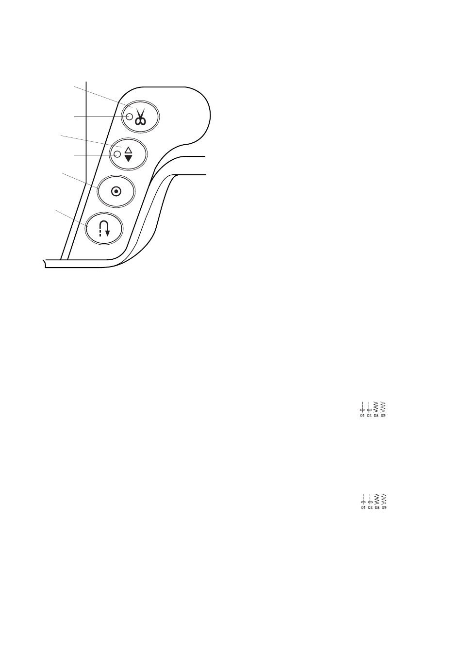 Controlling sewing speed 5, Function buttons | Janome Memory Craft 6500 User Manual | Page 8 / 78