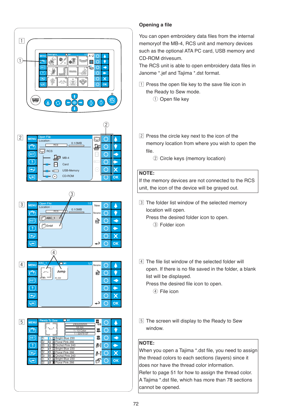 Janome MB-4 User Manual | Page 75 / 87