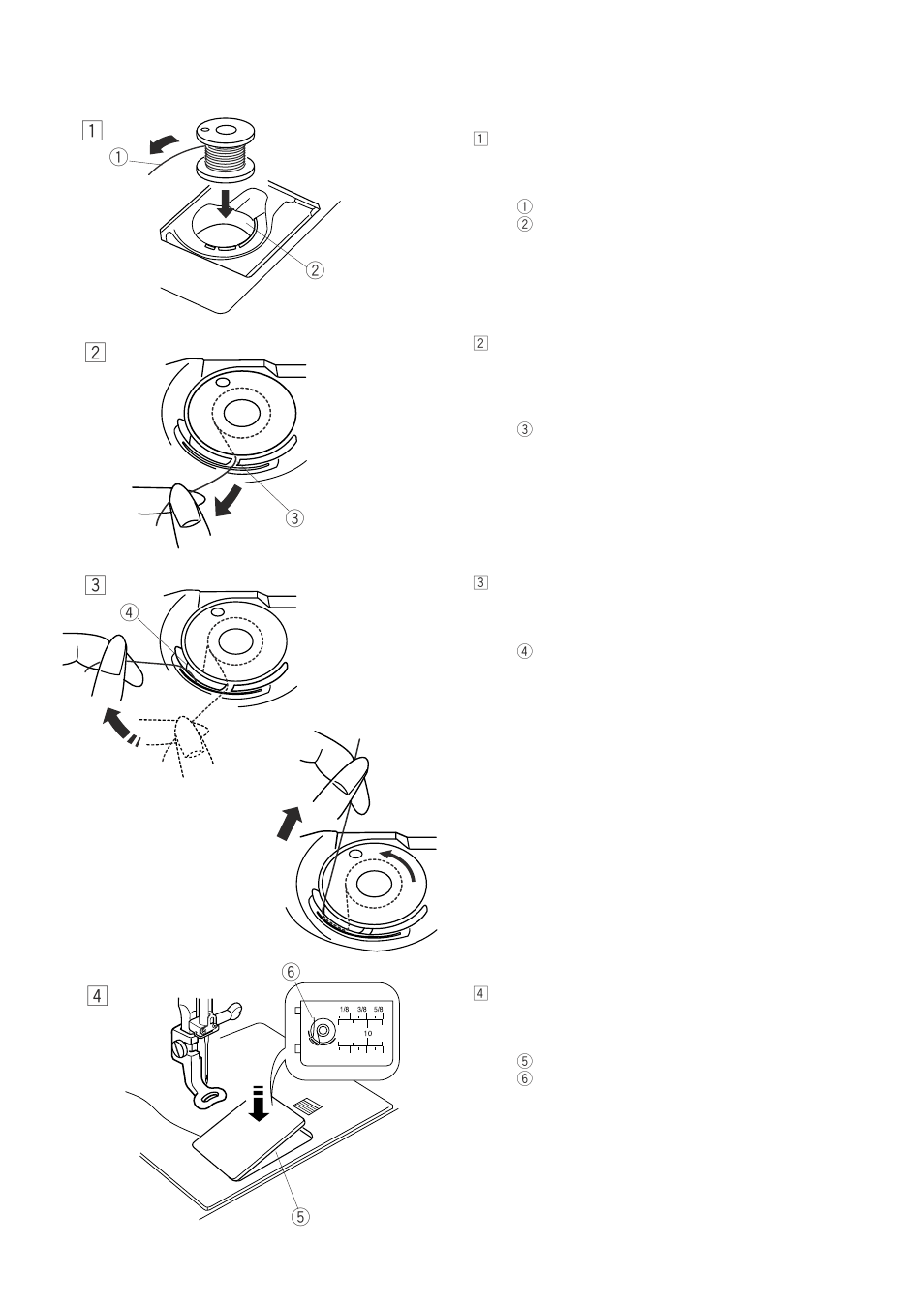 Zx c v | Janome 350E User Manual | Page 10 / 52