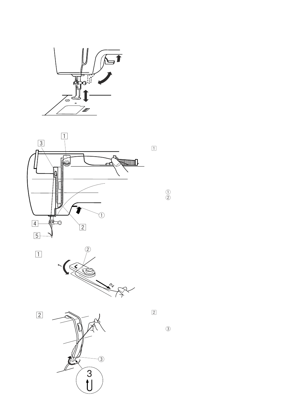 Zx c v b | Janome 350E User Manual | Page 11 / 52