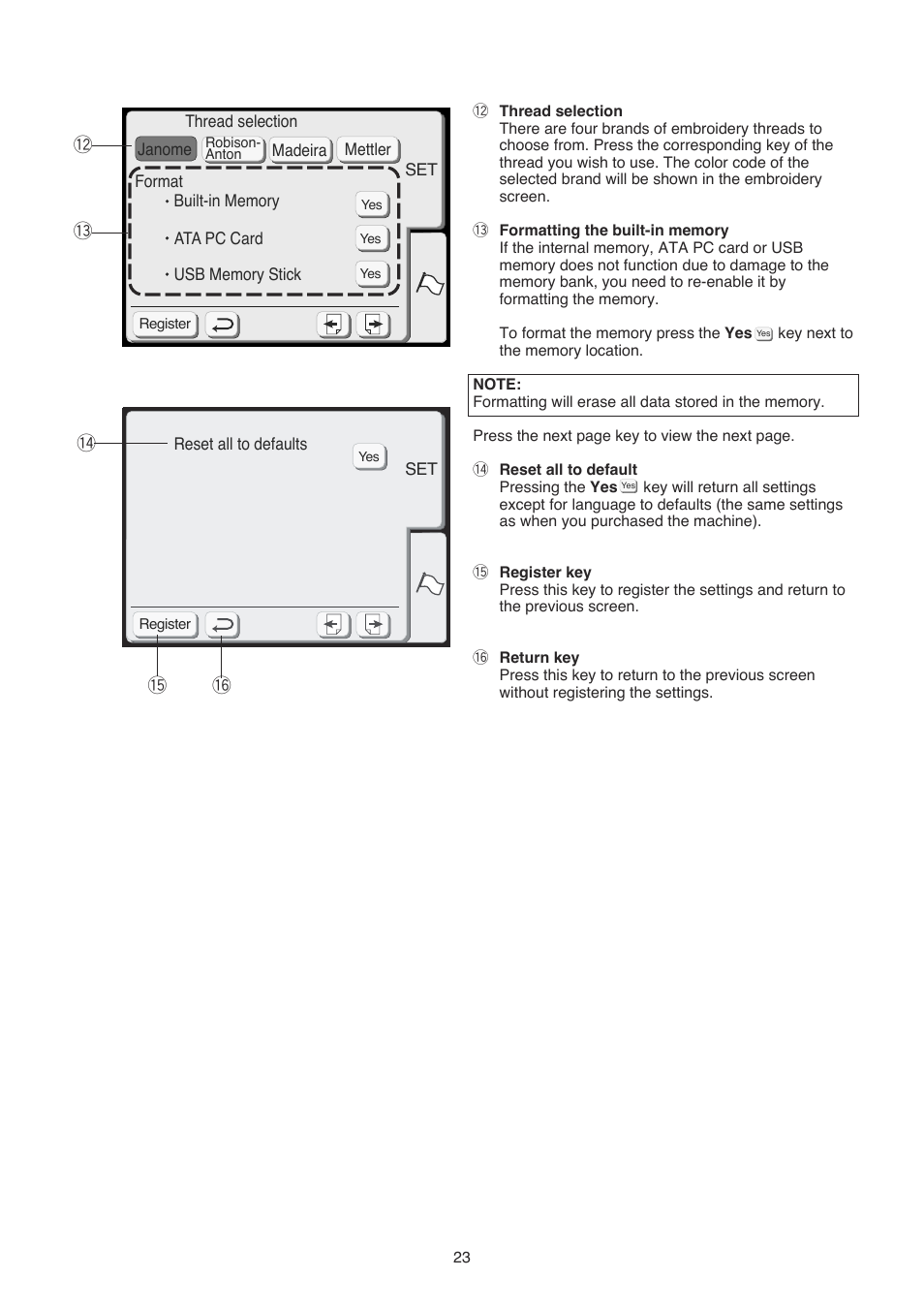Janome 350E User Manual | Page 25 / 52