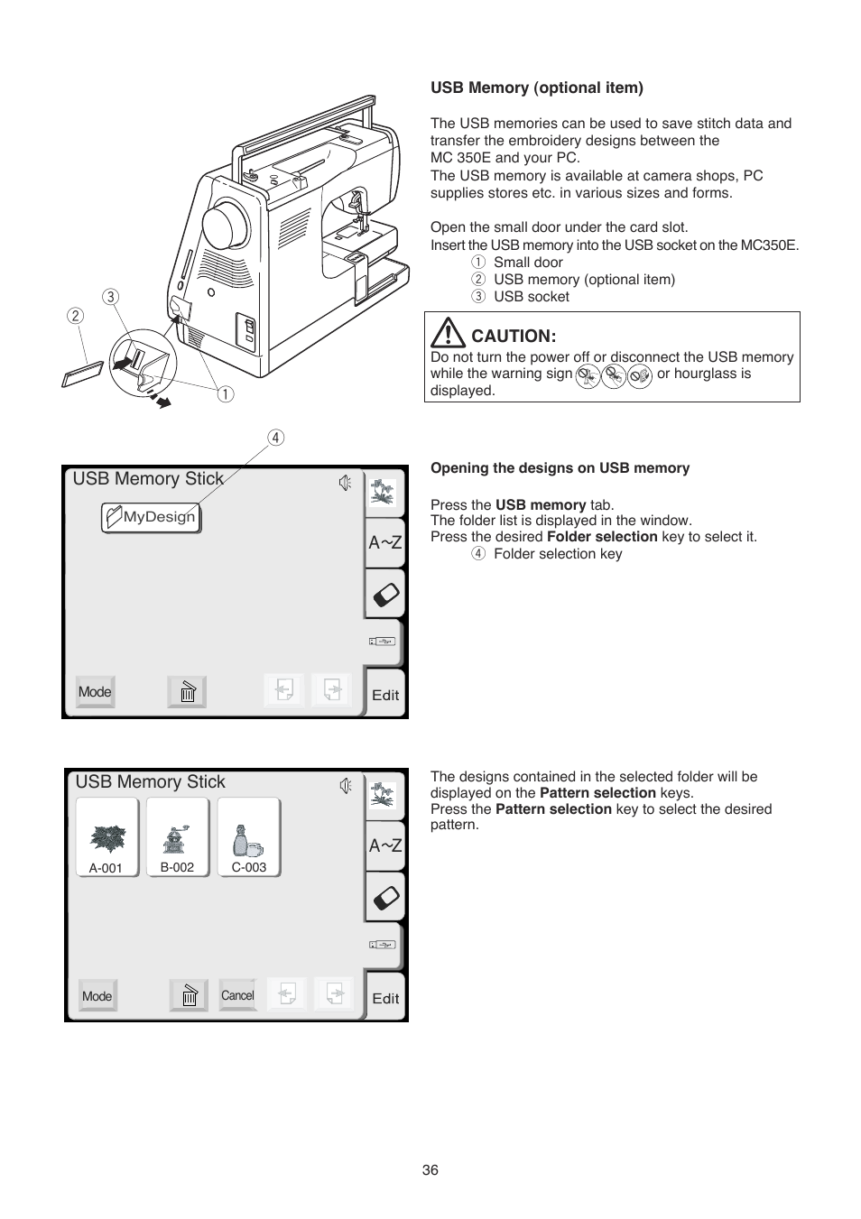 Janome 350E User Manual | Page 38 / 52