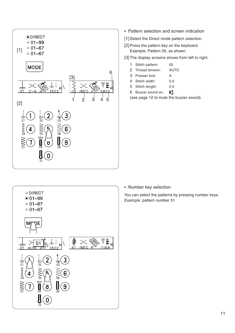 Janome MEMORY CRAFT 4800 User Manual | Page 12 / 68