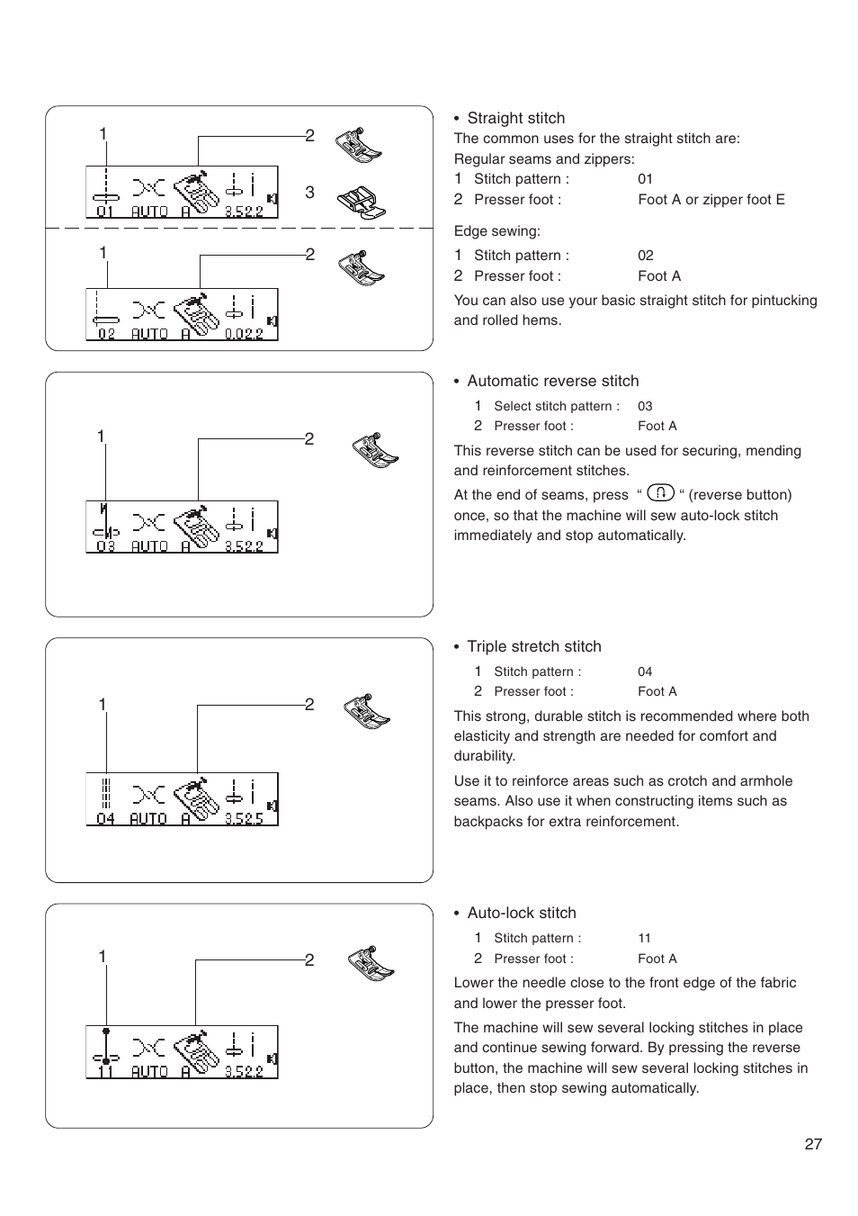 Janome MEMORY CRAFT 4800 User Manual | Page 28 / 68