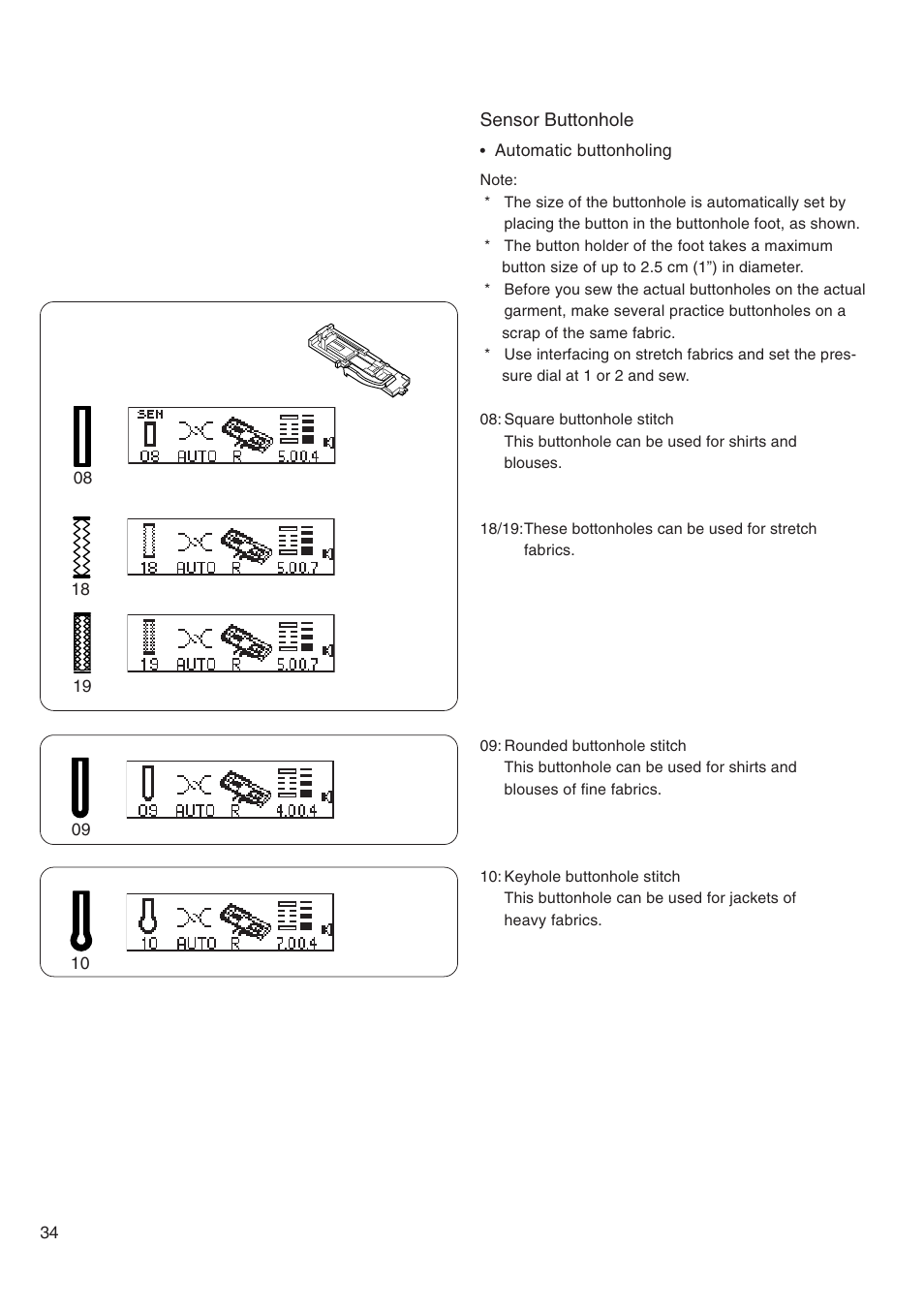 Janome MEMORY CRAFT 4800 User Manual | Page 35 / 68