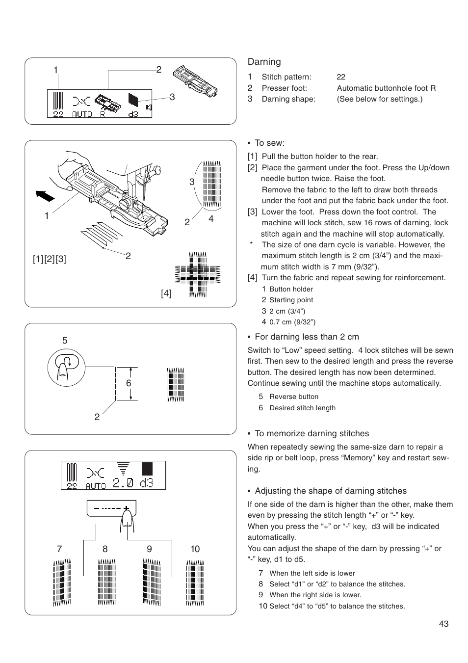 Janome MEMORY CRAFT 4800 User Manual | Page 44 / 68