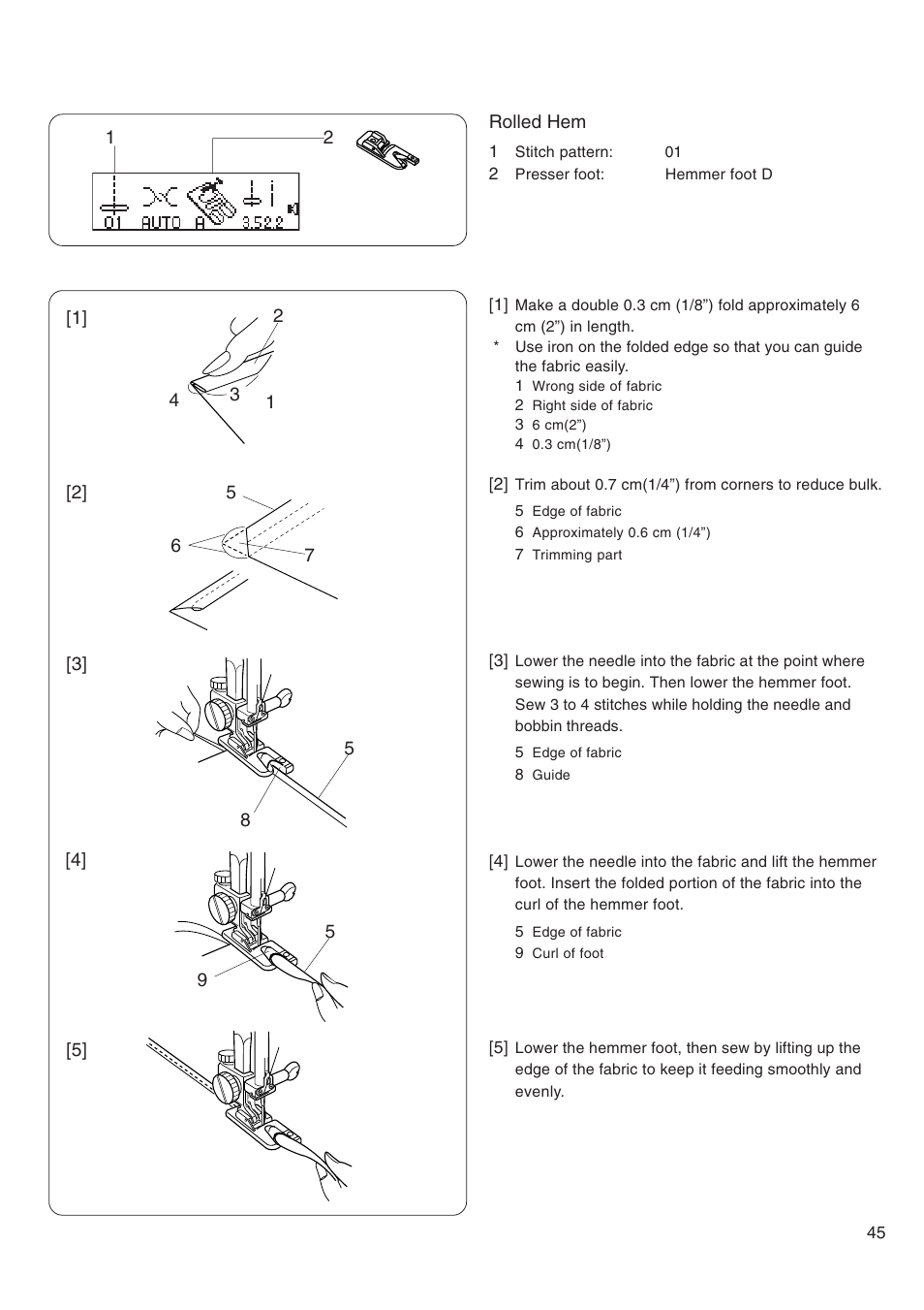 Janome MEMORY CRAFT 4800 User Manual | Page 46 / 68