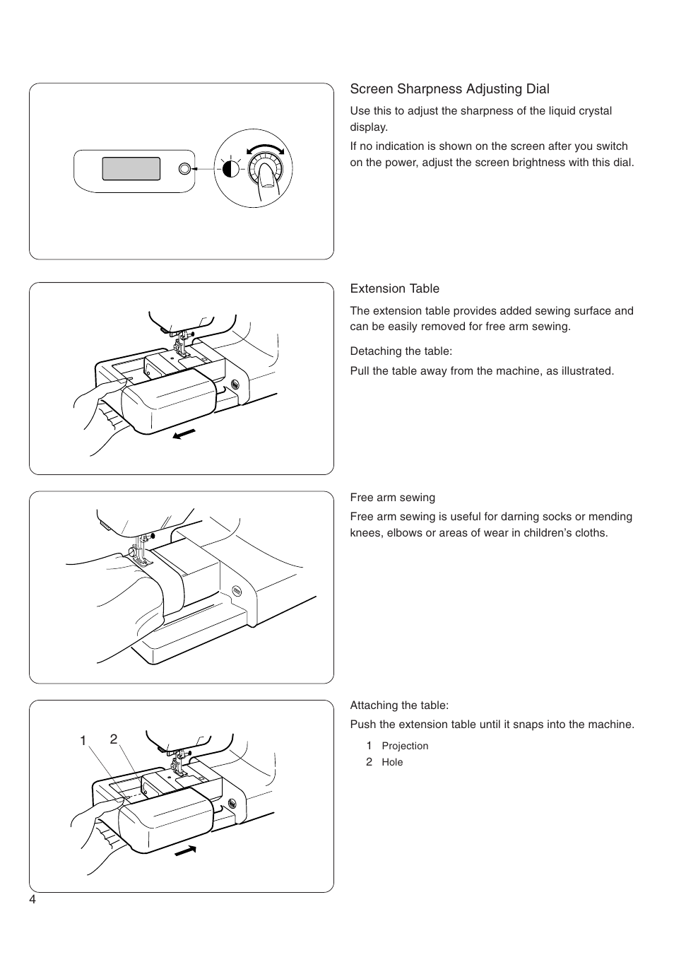 Janome MEMORY CRAFT 4800 User Manual | Page 5 / 68