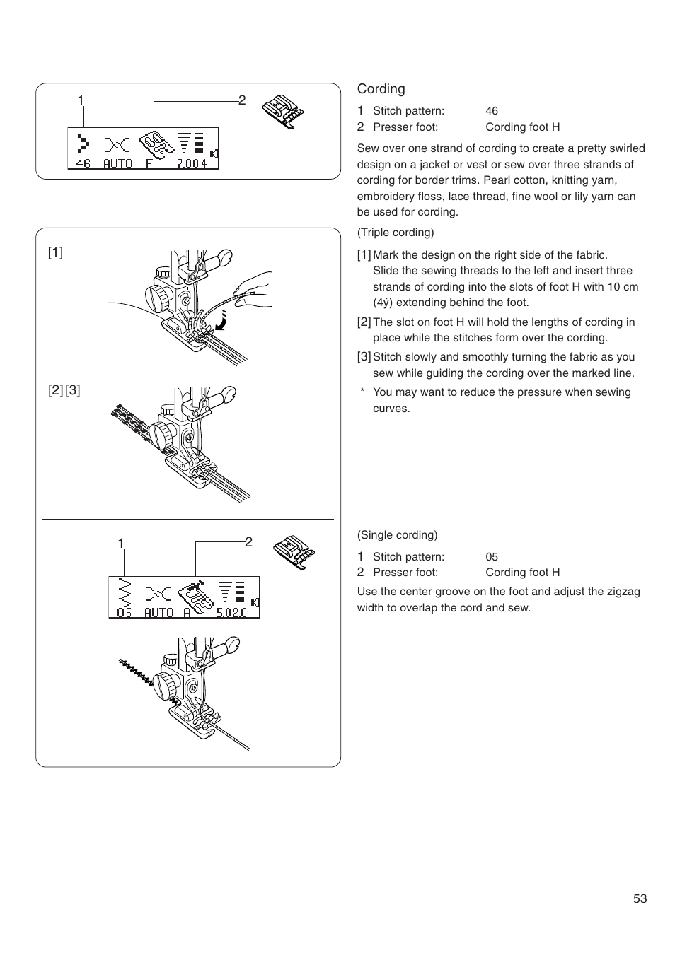 Janome MEMORY CRAFT 4800 User Manual | Page 54 / 68