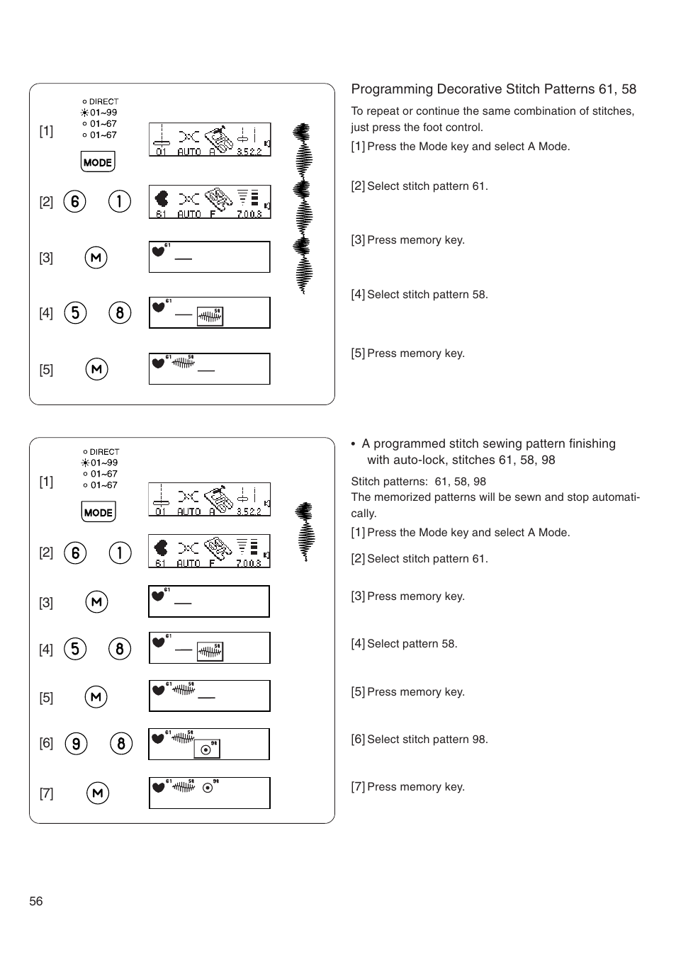 Janome MEMORY CRAFT 4800 User Manual | Page 57 / 68