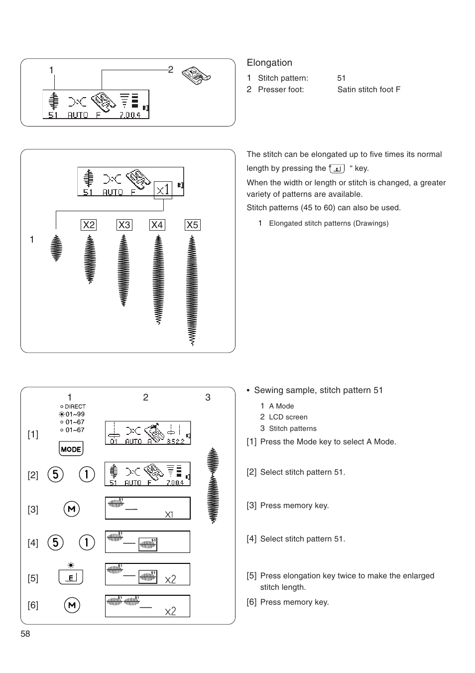 Janome MEMORY CRAFT 4800 User Manual | Page 59 / 68