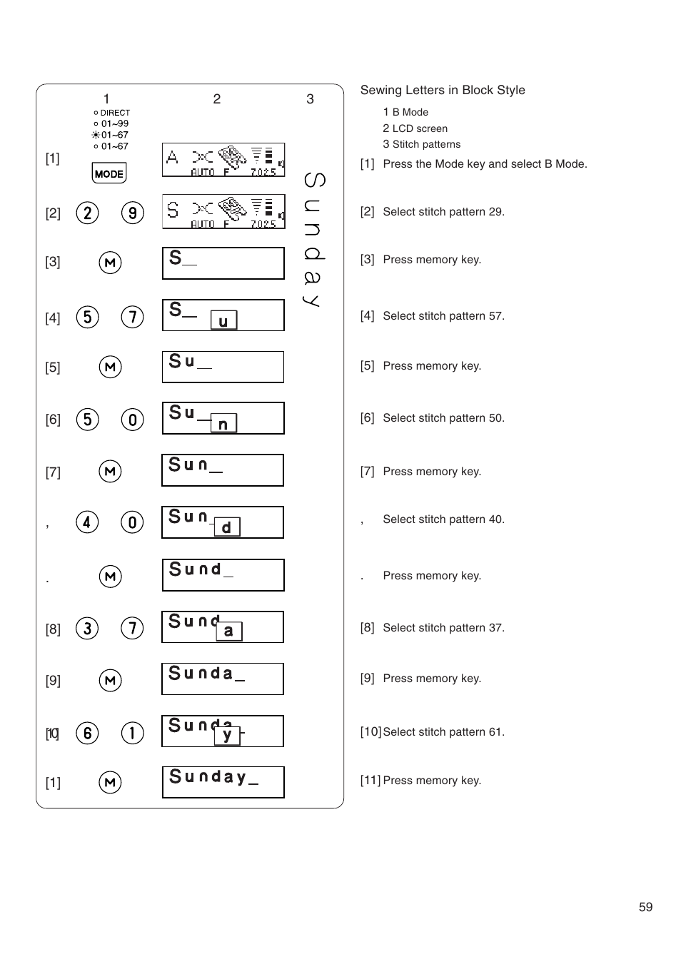 Janome MEMORY CRAFT 4800 User Manual | Page 60 / 68