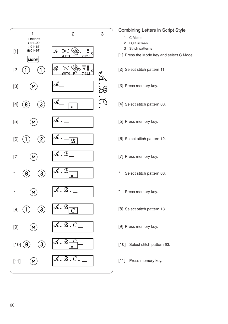 Janome MEMORY CRAFT 4800 User Manual | Page 61 / 68