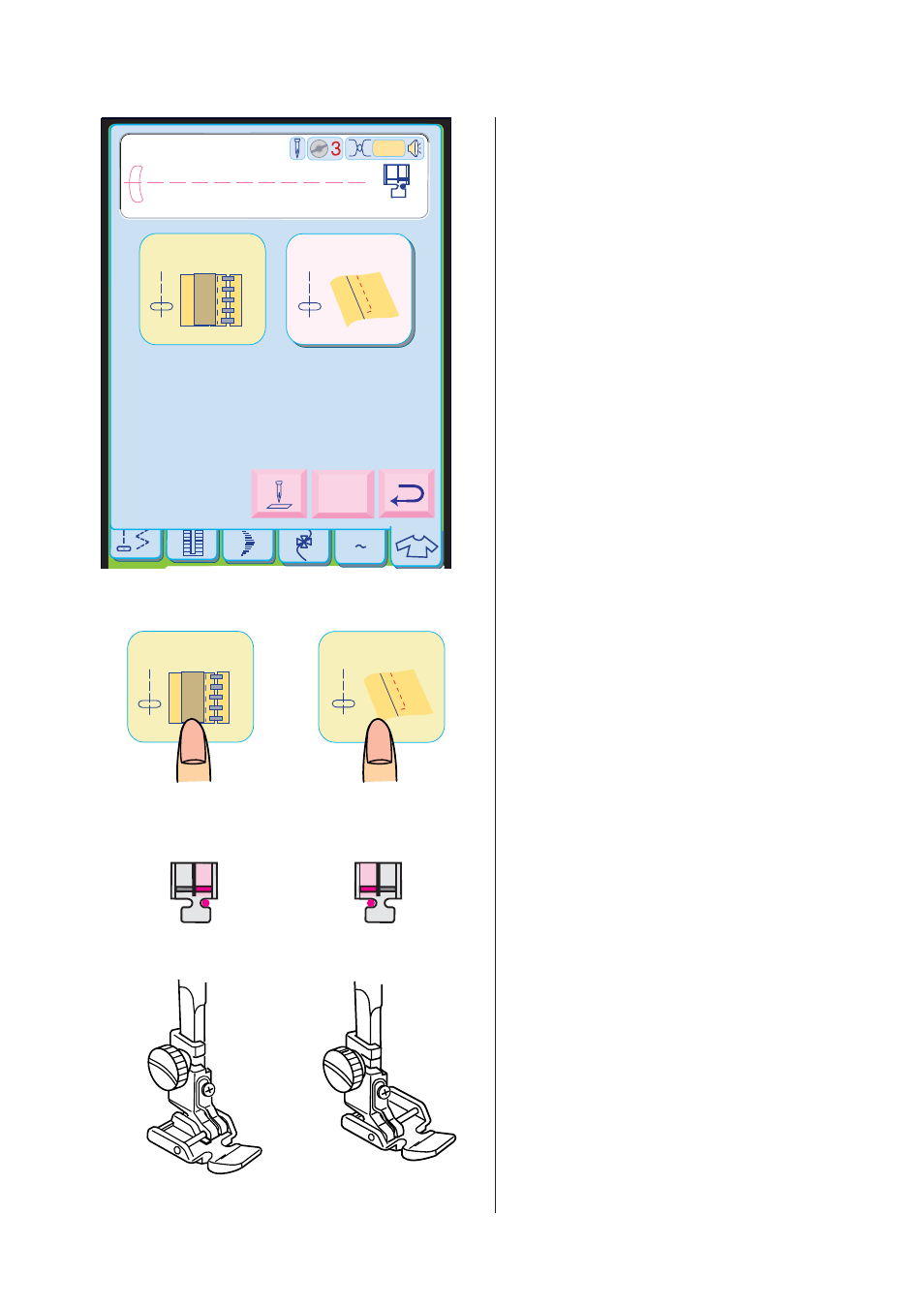Straight stitch | Janome MEMORY CRAFT 10001 User Manual | Page 108 / 181