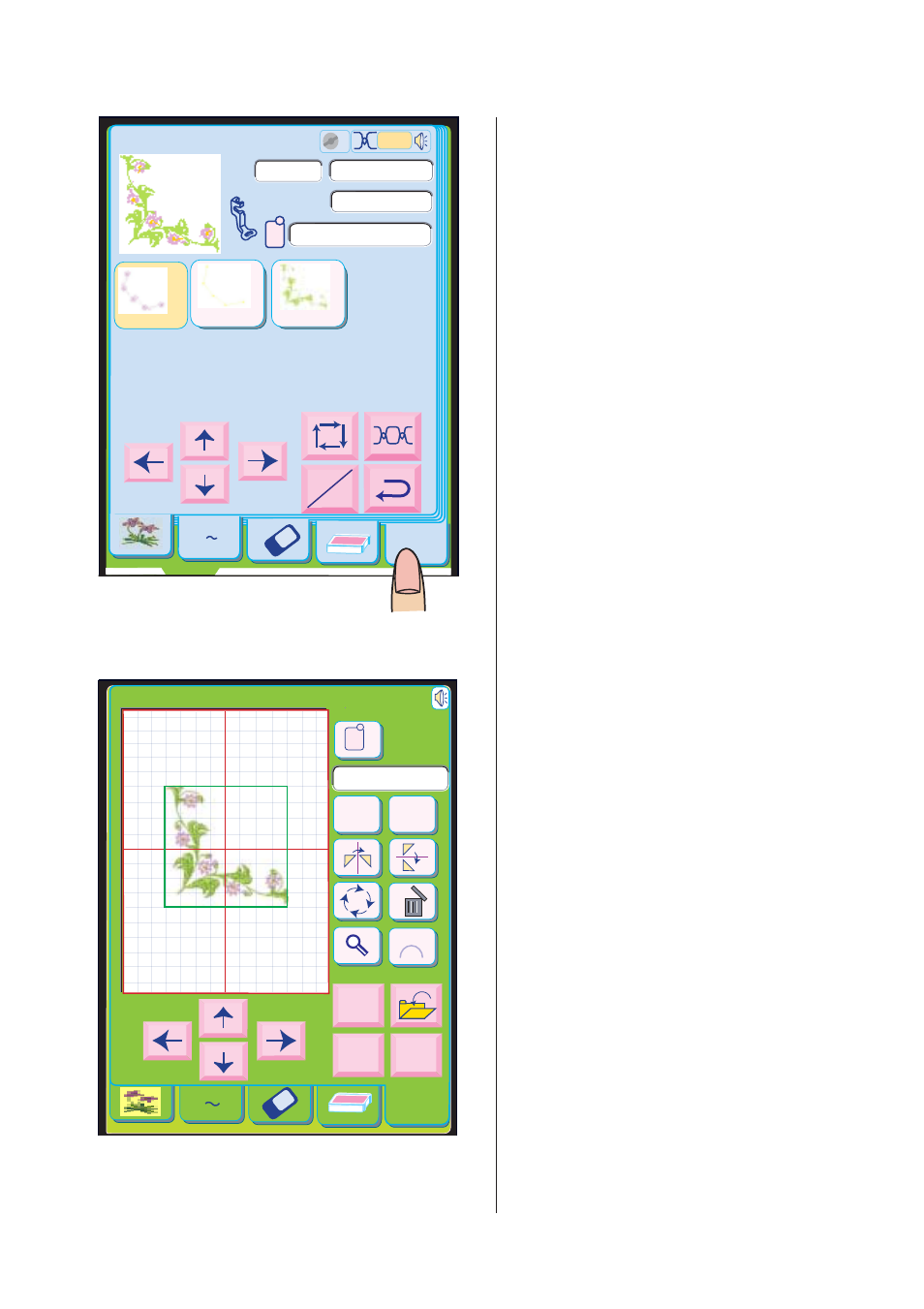Edit, Ready to sew, Edit size 3 | 8 min, Edit mode | Janome MEMORY CRAFT 10001 User Manual | Page 151 / 181
