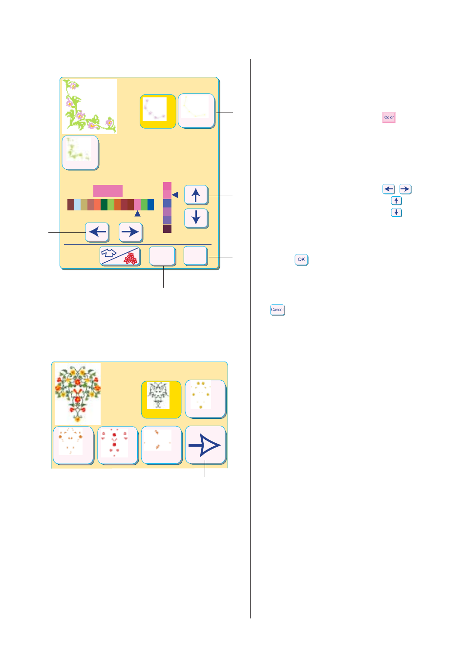 Thread color | Janome MEMORY CRAFT 10001 User Manual | Page 159 / 181