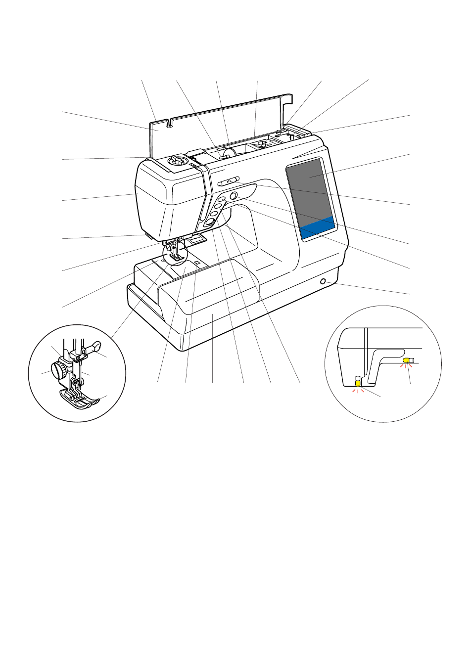 Getting ready to sew | Janome MEMORY CRAFT 10001 User Manual | Page 3 / 181
