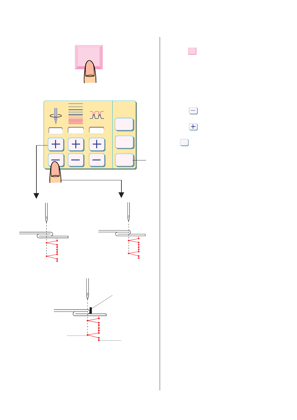 Adjust | Janome MEMORY CRAFT 10001 User Manual | Page 55 / 181