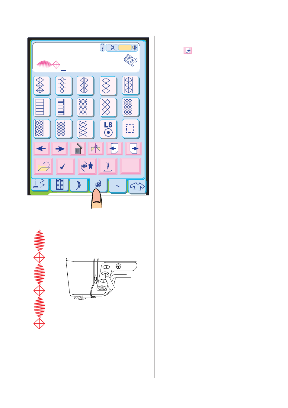 Hemstitch | Janome MEMORY CRAFT 10001 User Manual | Page 88 / 181