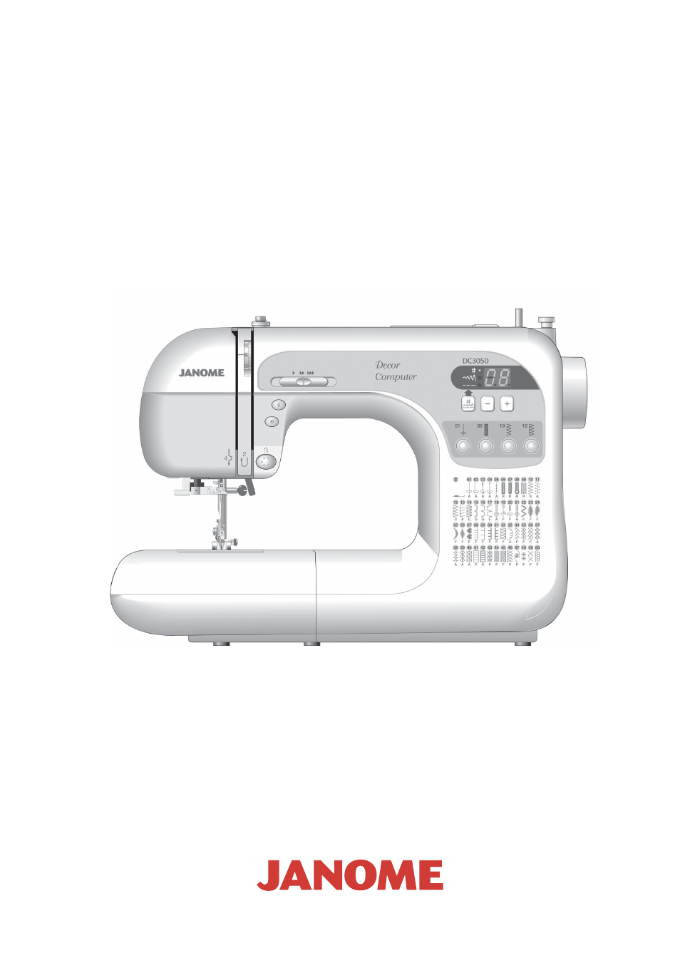 Janome DC 3050 User Manual | 42 pages