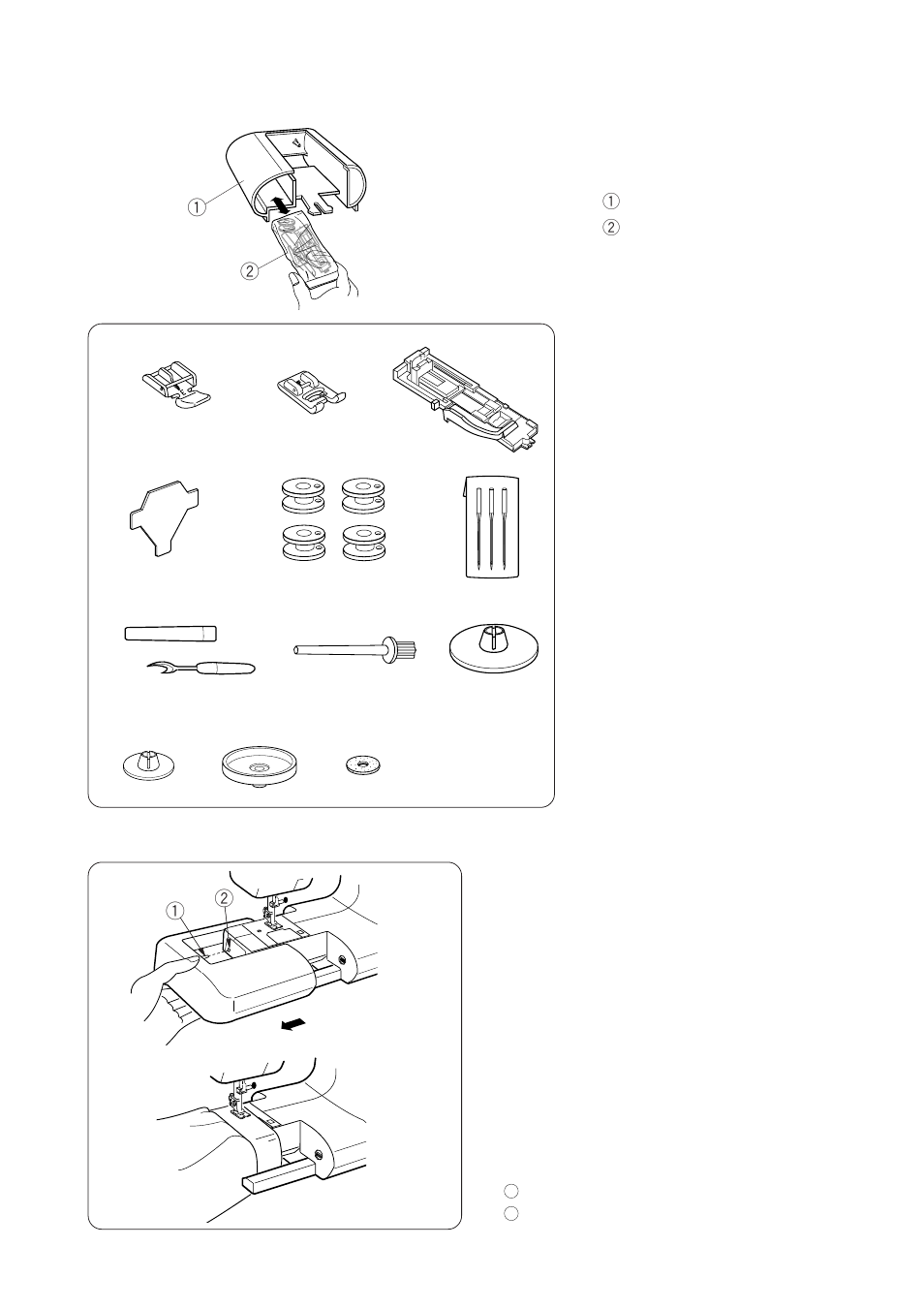 Janome DC 3050 User Manual | Page 5 / 42