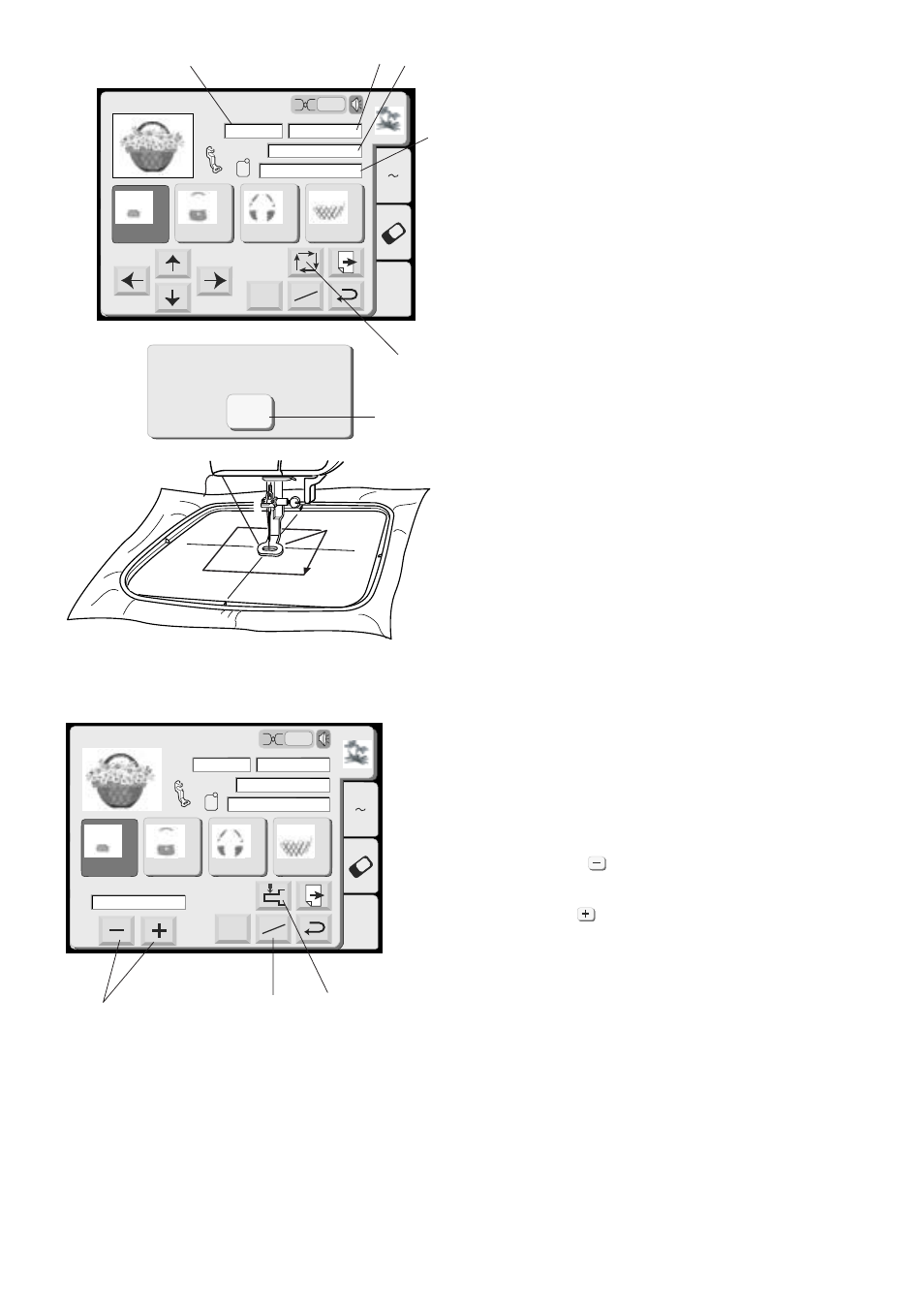 Trace outline, Cancel, Edit | Ready to sew a z | Janome MEMORYCRAFT 300E User Manual | Page 29 / 48