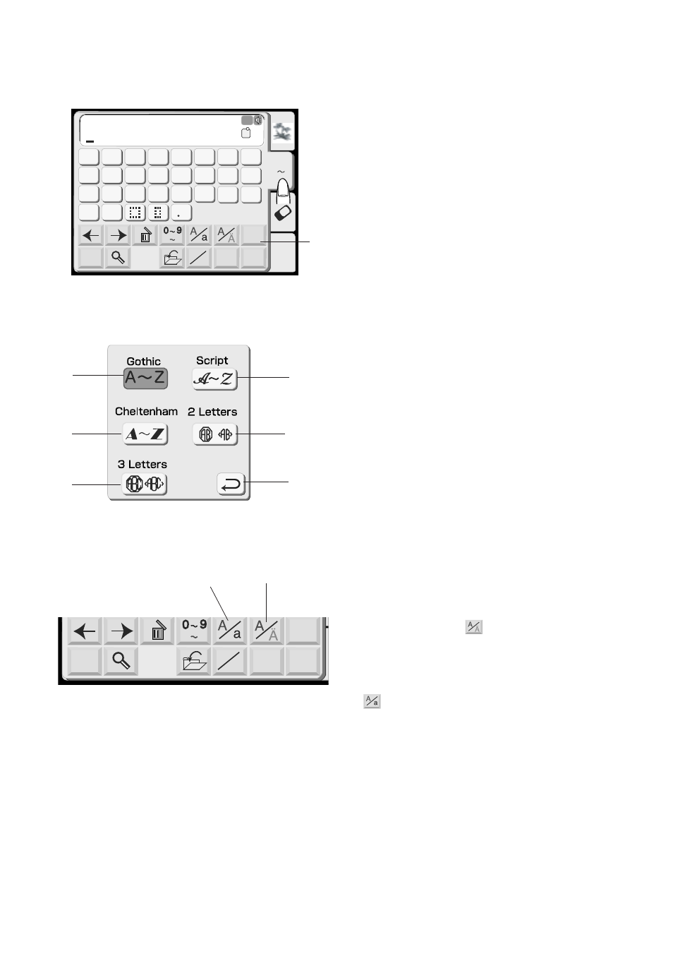 Monogram selection window | Janome MEMORYCRAFT 300E User Manual | Page 31 / 48