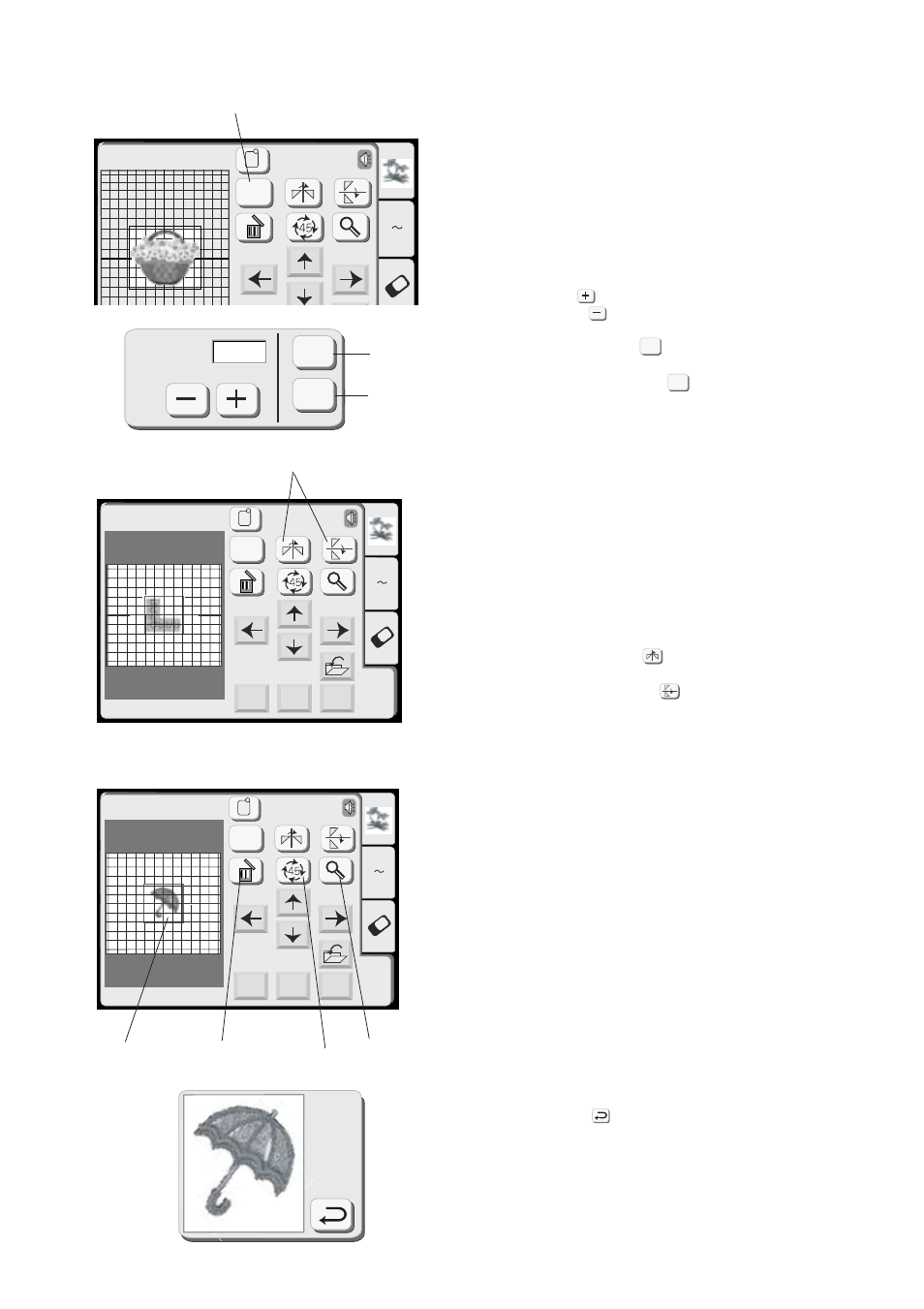 Size | Janome MEMORYCRAFT 300E User Manual | Page 41 / 48