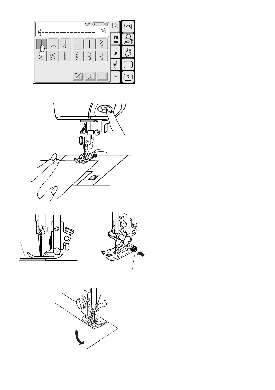 Utility stitches | Janome MEMORY CRAFT 9500 User Manual | Page 28 / 109