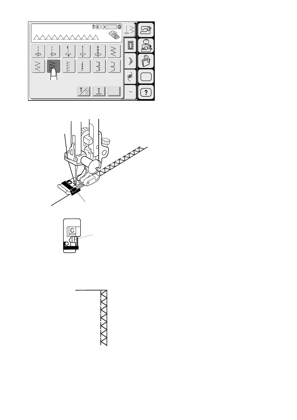 Caution | Janome MEMORY CRAFT 9500 User Manual | Page 35 / 109