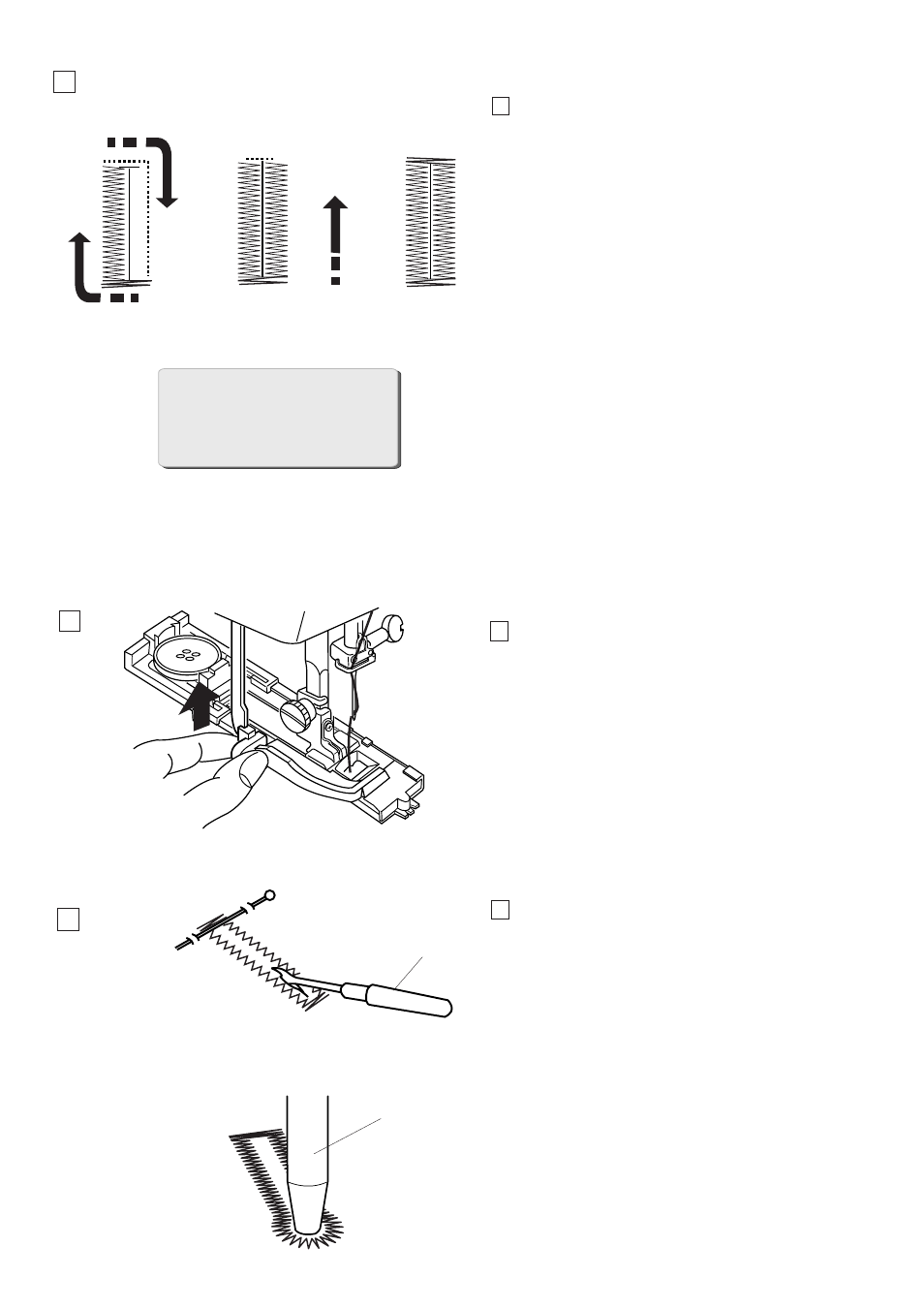 Completed raise presser foot | Janome MEMORY CRAFT 9500 User Manual | Page 46 / 109