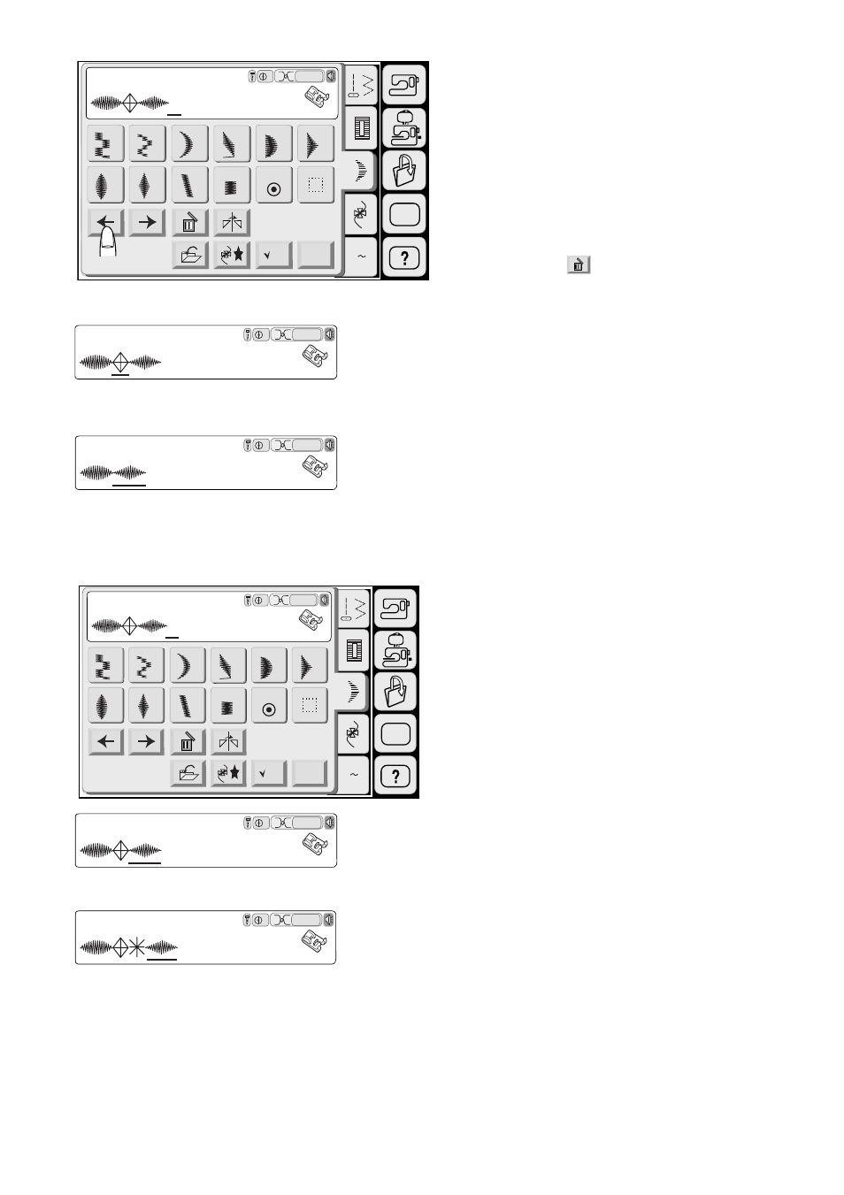 Editing programmed patterns | Janome MEMORY CRAFT 9500 User Manual | Page 67 / 109