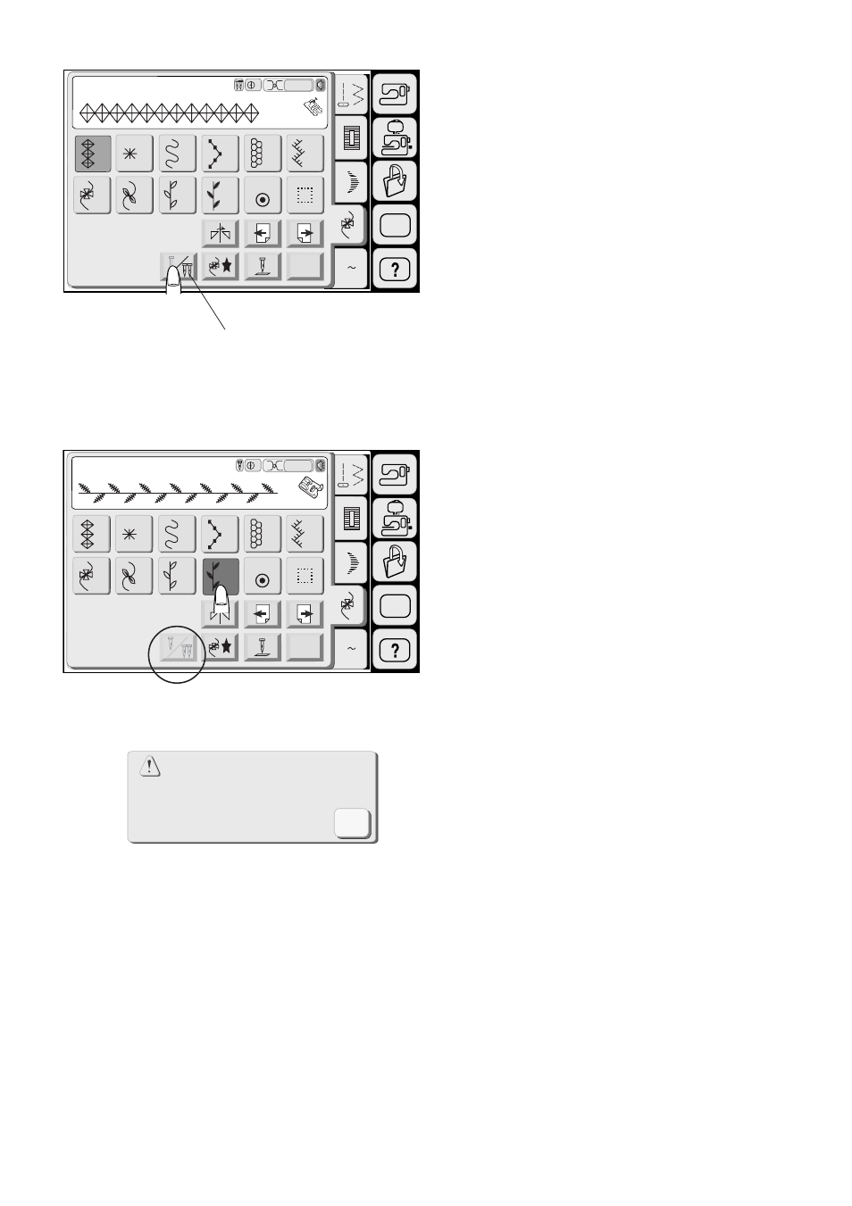 1twin needle sewing | Janome MEMORY CRAFT 9500 User Manual | Page 69 / 109