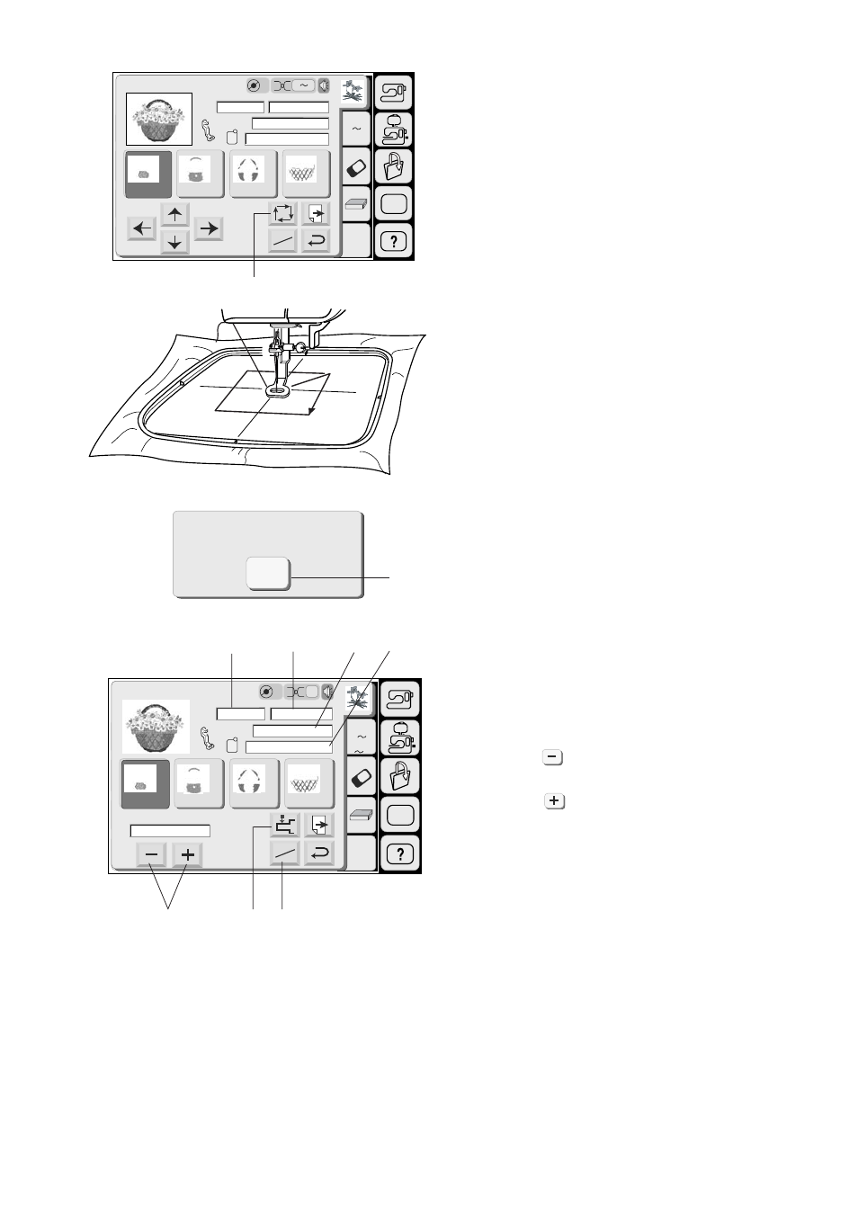 Trace outline, Cancel | Janome MEMORY CRAFT 9500 User Manual | Page 82 / 109