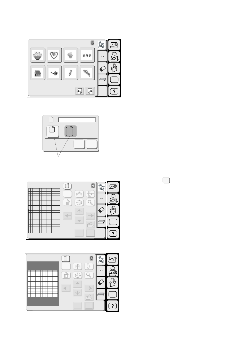 Editing mode | Janome MEMORY CRAFT 9500 User Manual | Page 92 / 109