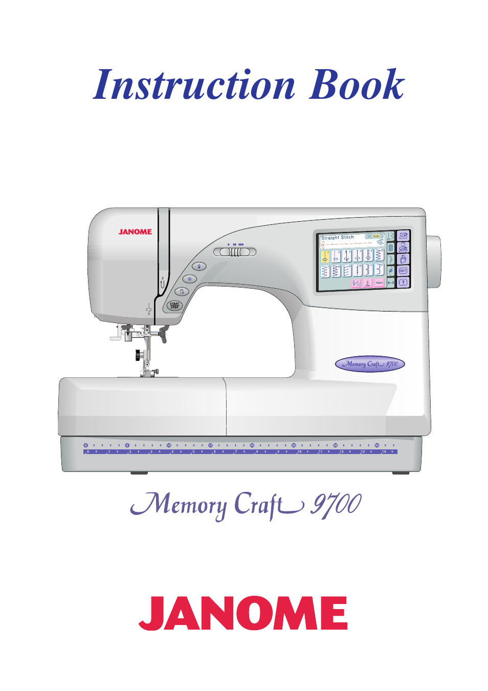 Janome MEMORY CRAFT 9700 User Manual | 110 pages