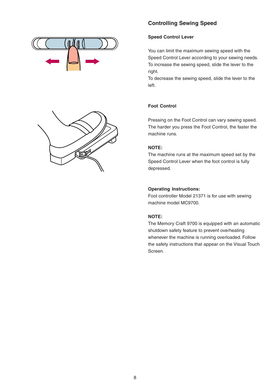 Janome MEMORY CRAFT 9700 User Manual | Page 10 / 110