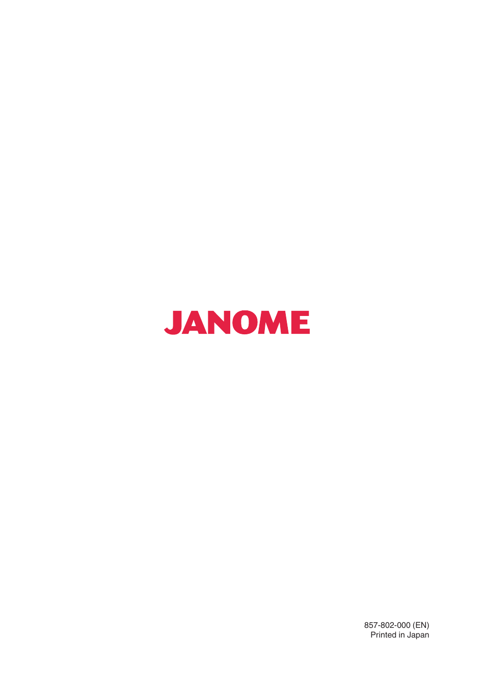 Janome MEMORY CRAFT 9700 User Manual | Page 110 / 110