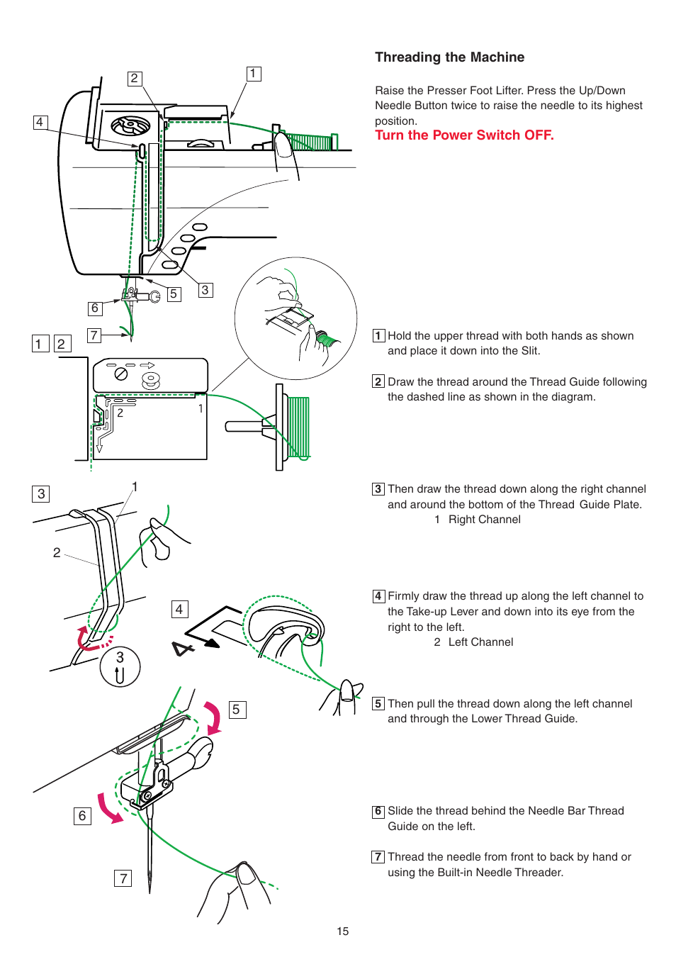 Janome MEMORY CRAFT 9700 User Manual | Page 17 / 110