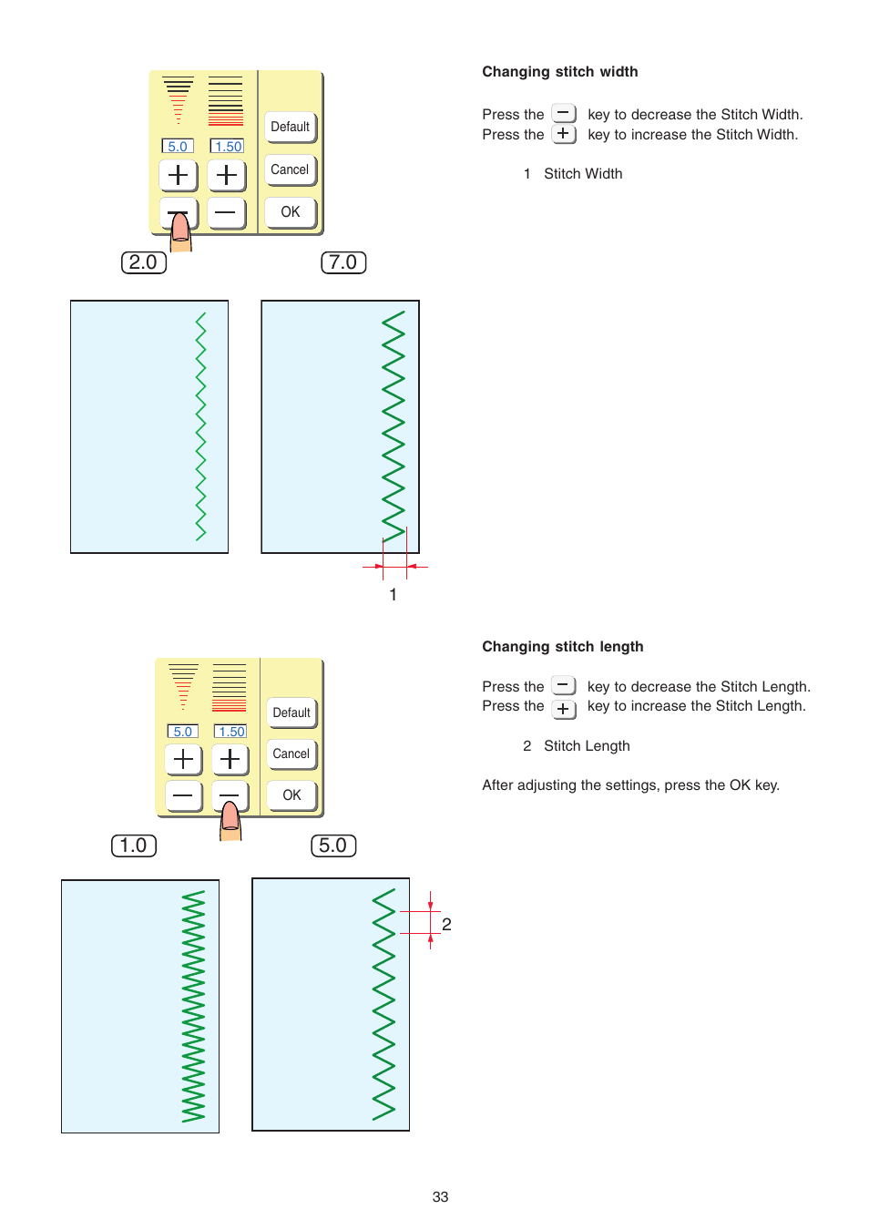 Janome MEMORY CRAFT 9700 User Manual | Page 35 / 110