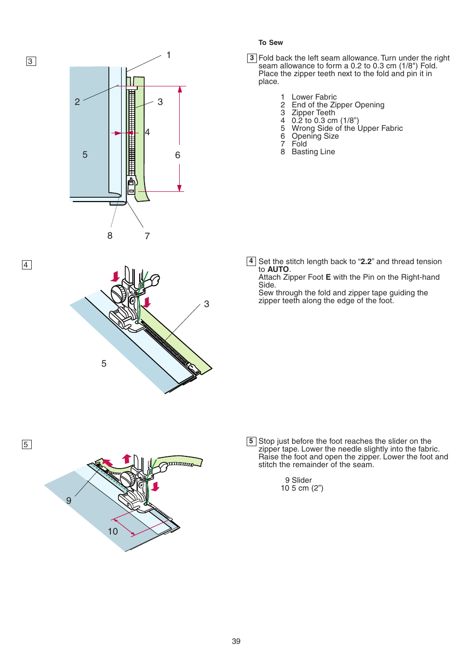 Janome MEMORY CRAFT 9700 User Manual | Page 41 / 110
