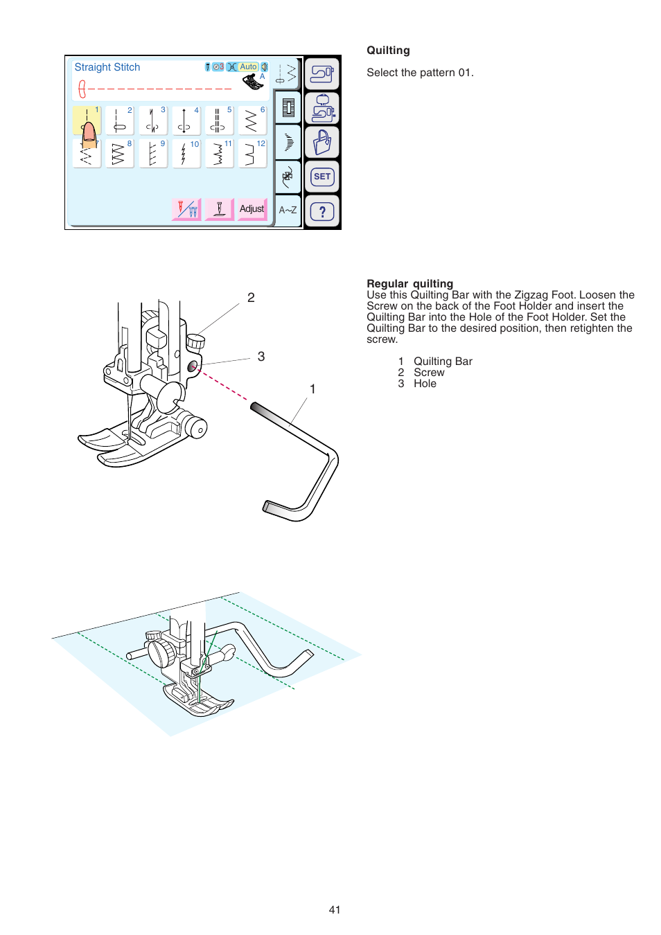 Janome MEMORY CRAFT 9700 User Manual | Page 43 / 110