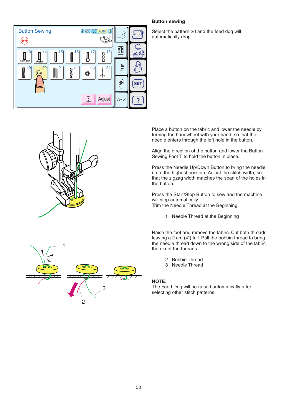Janome MEMORY CRAFT 9700 User Manual | Page 52 / 110