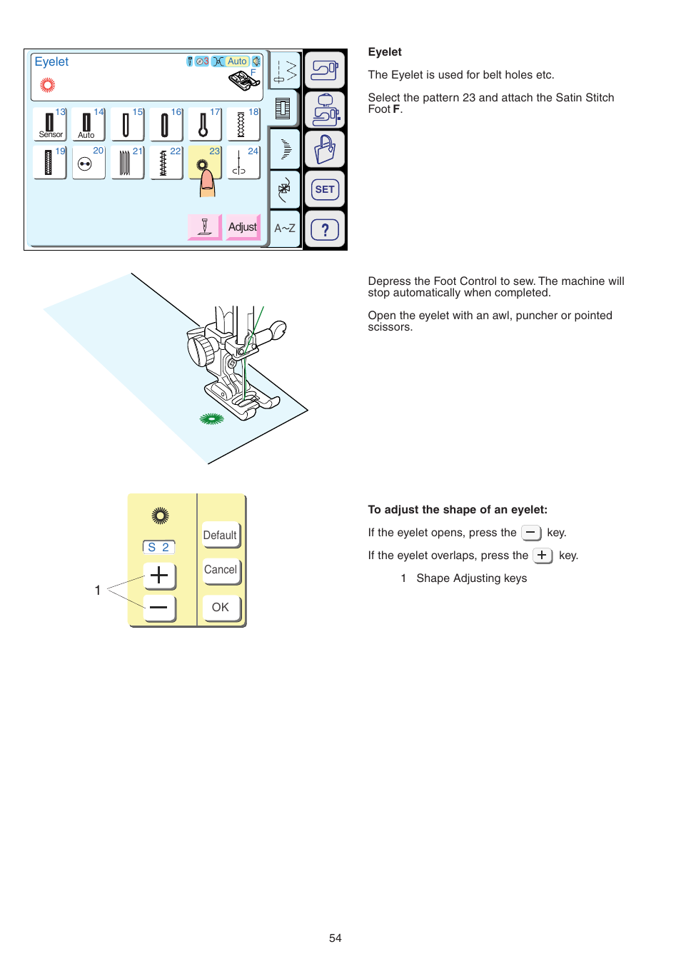 Janome MEMORY CRAFT 9700 User Manual | Page 56 / 110