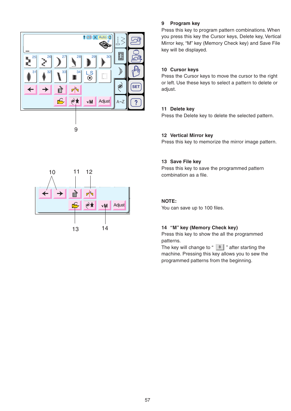 Janome MEMORY CRAFT 9700 User Manual | Page 59 / 110