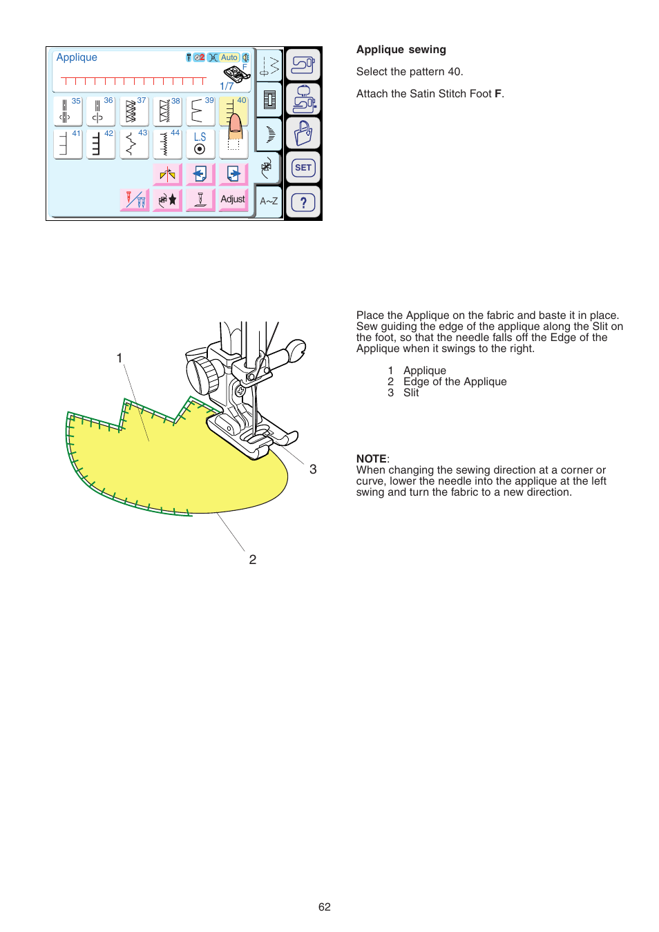 Janome MEMORY CRAFT 9700 User Manual | Page 64 / 110