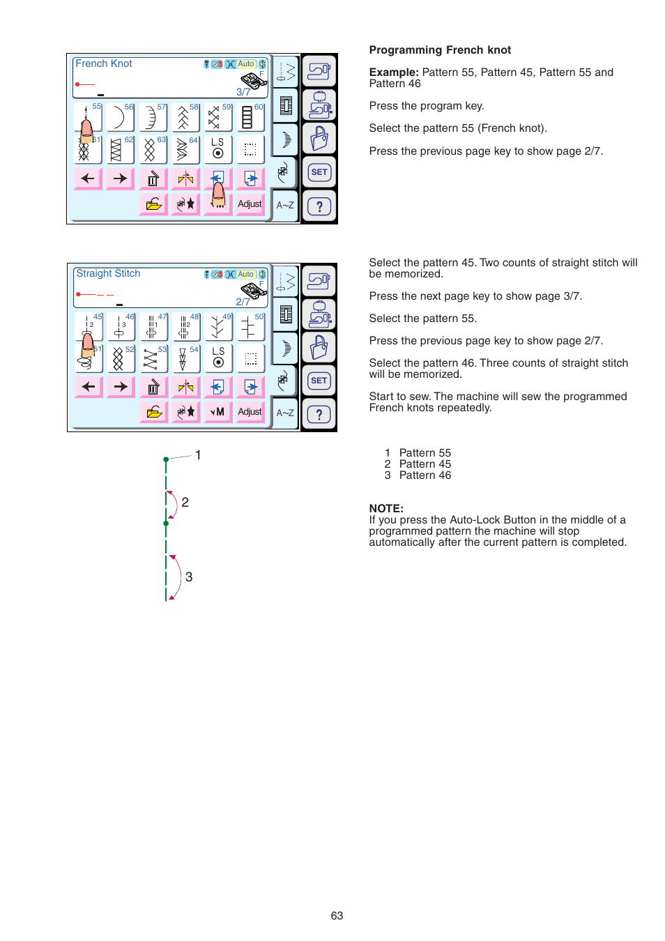 Janome MEMORY CRAFT 9700 User Manual | Page 65 / 110
