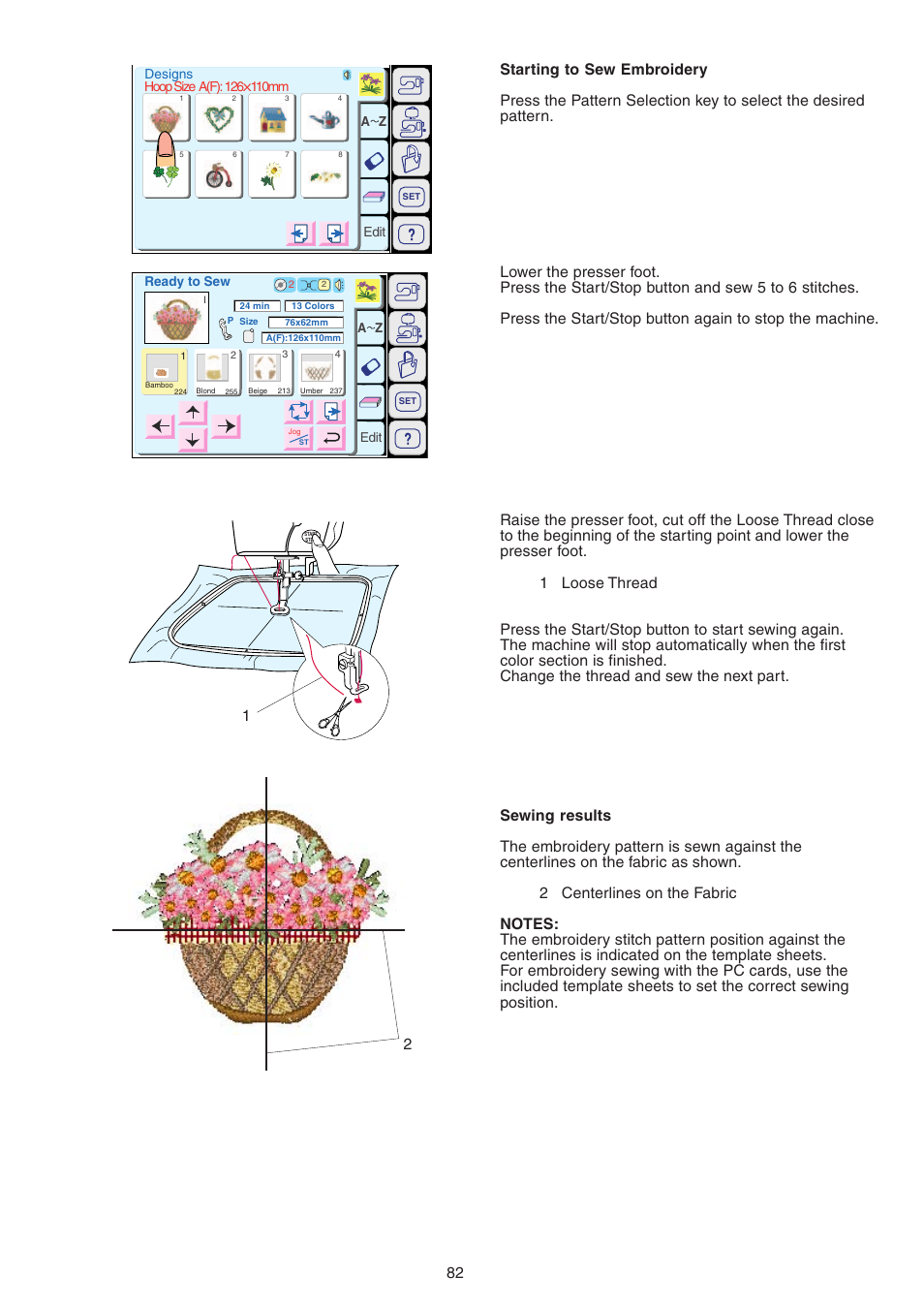 Janome MEMORY CRAFT 9700 User Manual | Page 84 / 110