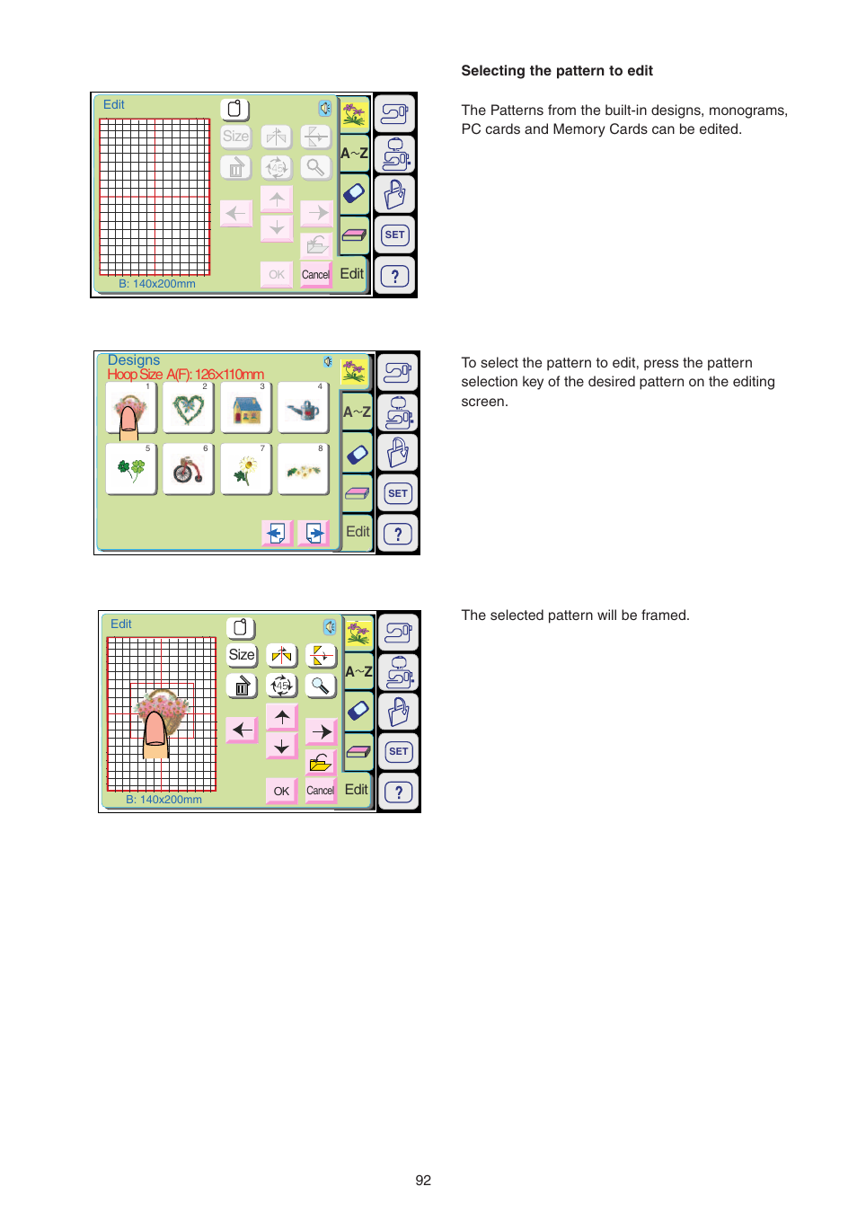 Janome MEMORY CRAFT 9700 User Manual | Page 94 / 110