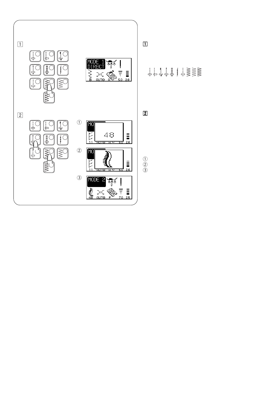 Pattern selection | Janome MEMORY CRAFT 4900 QC User Manual | Page 14 / 89